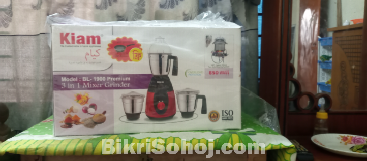 Kiam 850 watt heavy 3in 1 blender